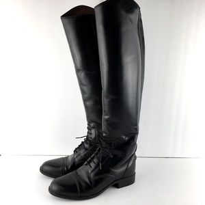 Ariat Heritage Tall Field Black Riding Boots Sz 7